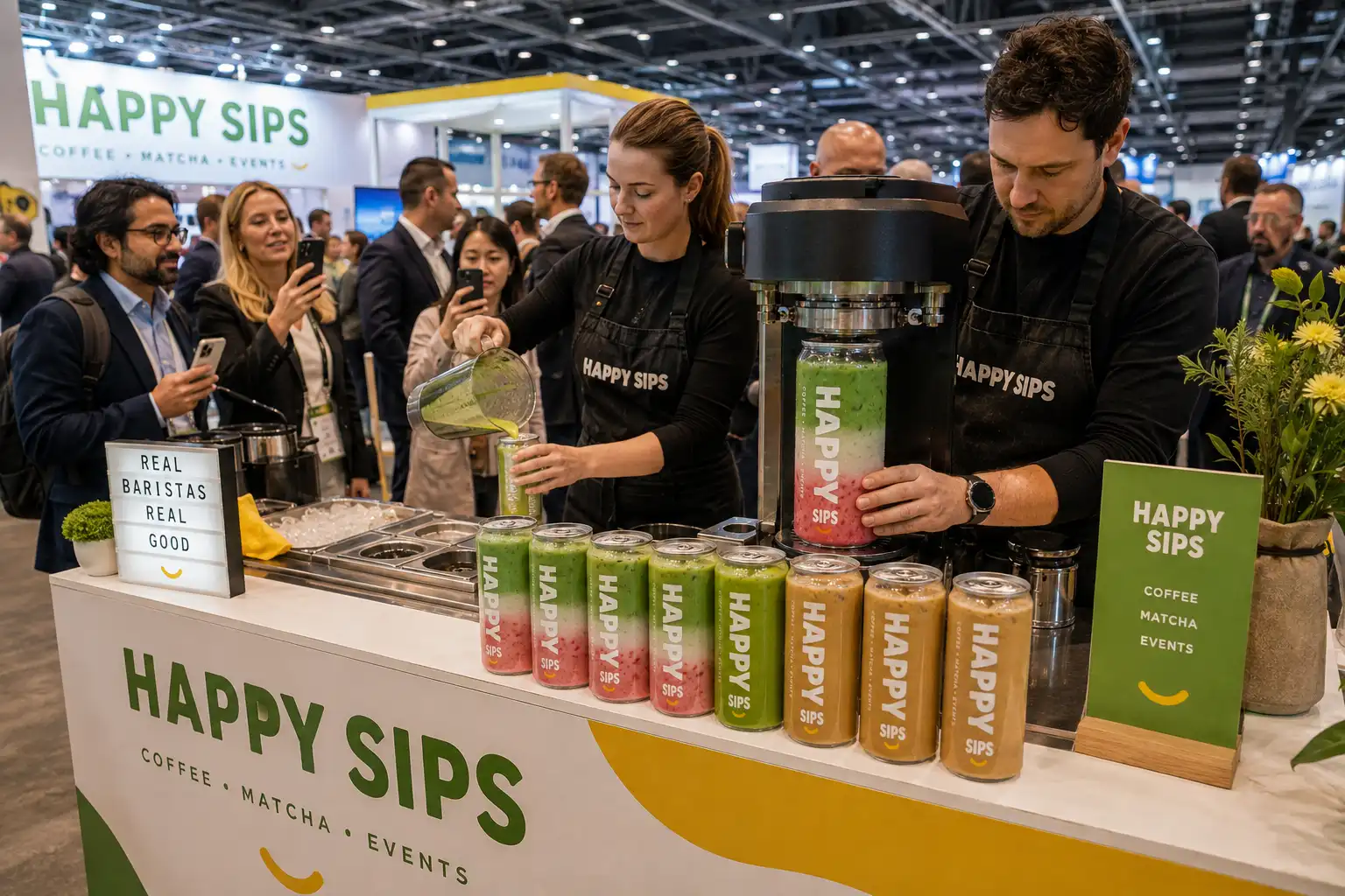 Branded Cans for Exhibitions events