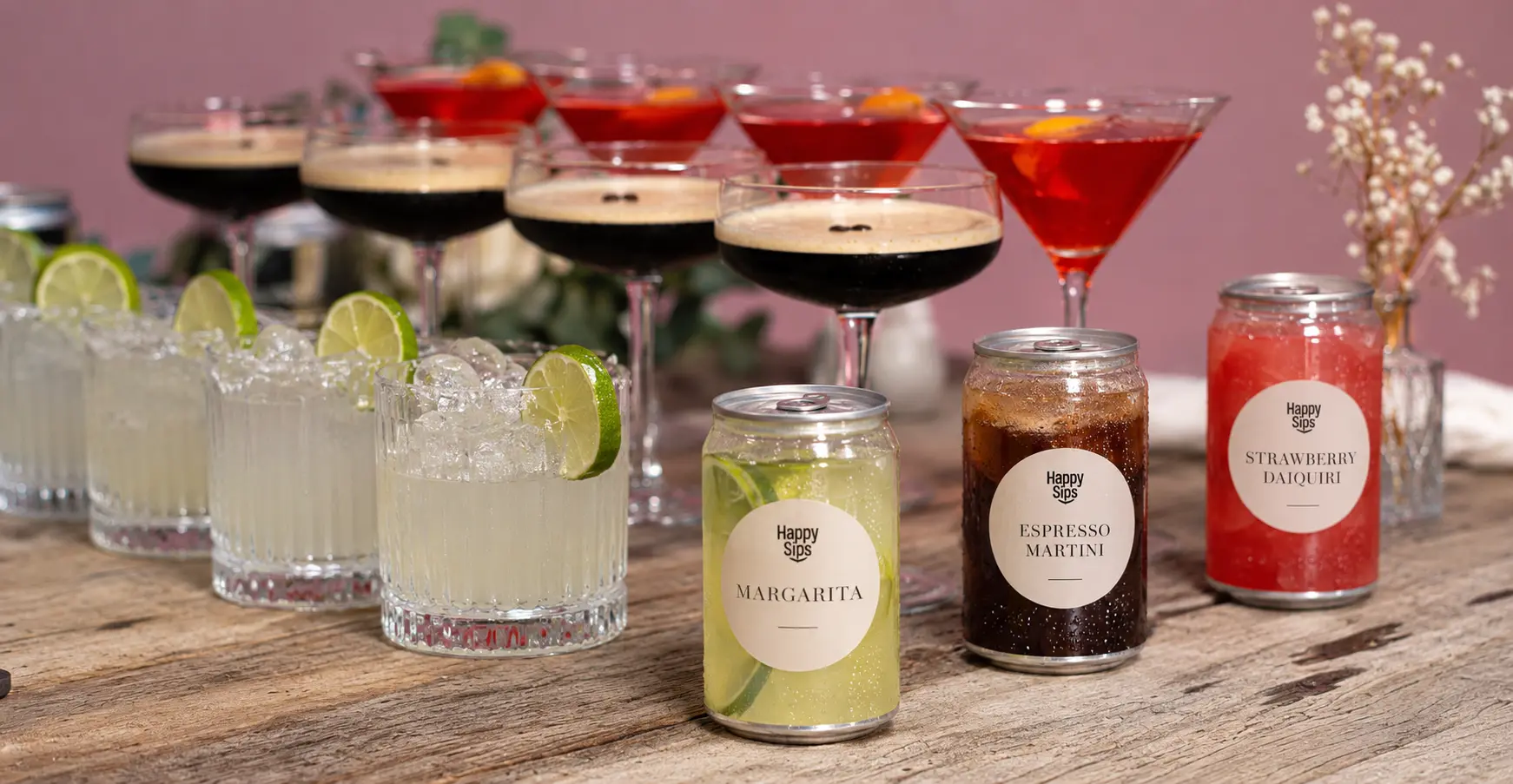 Branded canned cocktails for office and corporate events