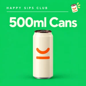 Happy Sips Branded Canned Drinks 500ml size